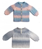 Knitting Pattern - Rico 1240 - Baby Dream DK - Jacket and Jumper